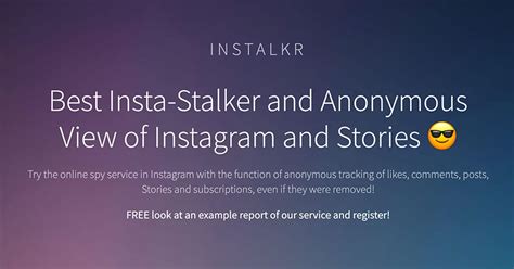 stalker instagram online|Anonymous Instagram Story Viewer & Insta Stalker